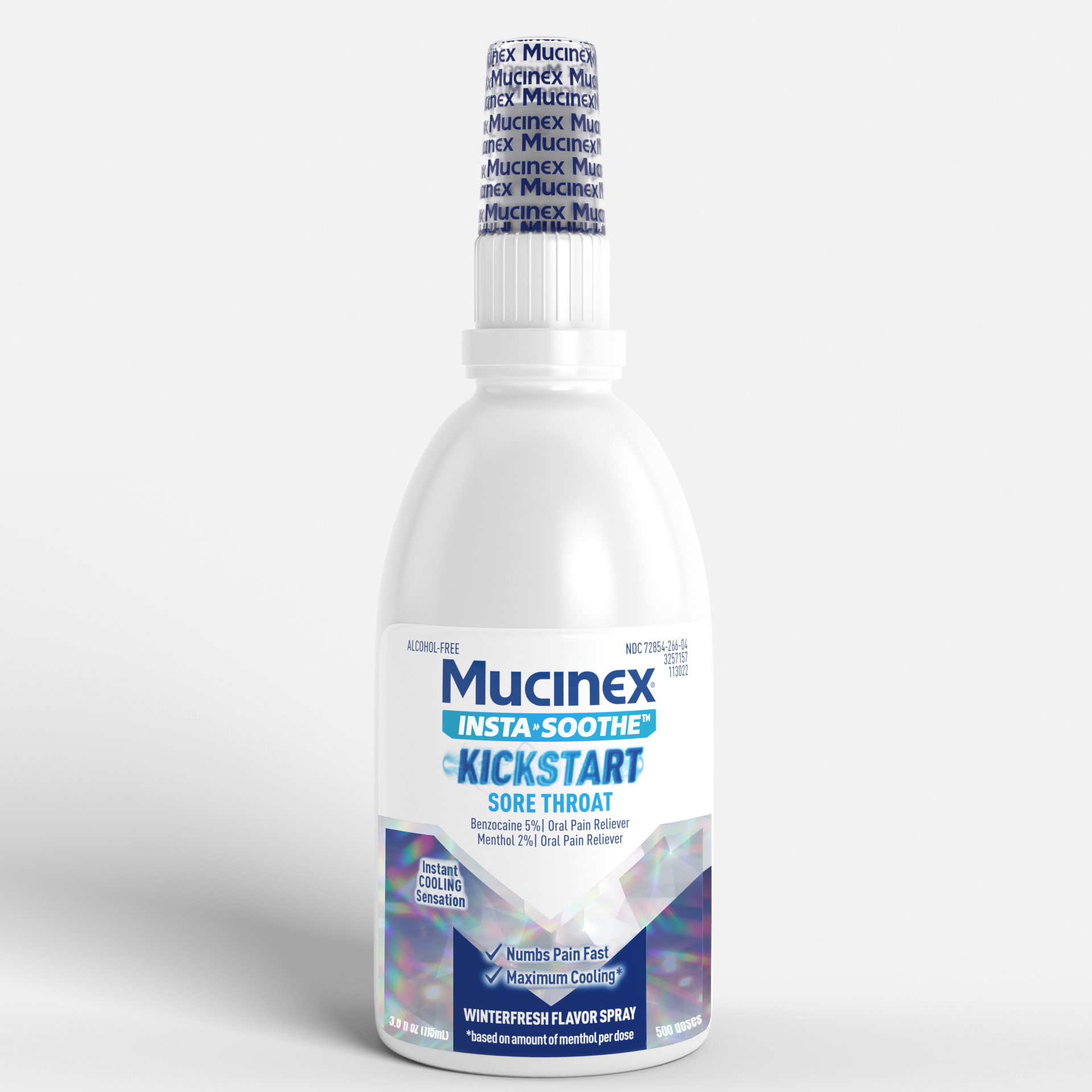 MUCINEX InstaSoothe KICKSTART Sore Throat Spray